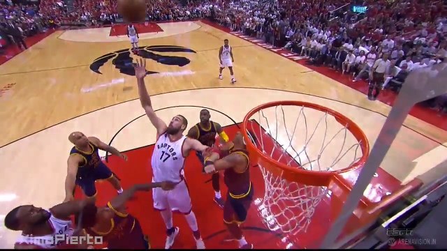 Jonas Valanciunas & Richard Jefferson Scuffle Cavaliers vs Raptors Game 6 2016 NBA Playoffs
