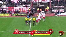 20. Spieltag: SC Fortuna Köln gegen SG Sonnenhof Großaspach - Das Spiel
