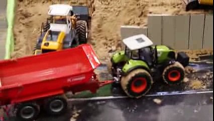 Cần cẩu máy xúc đồ chơi xúc đất #09