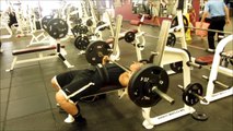 HEAVY Weighted Dips and Benchpress at 17 yrs old