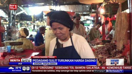 Download Video: Penjual Daging Sapi di Sorong Tolak Turunkan Harga