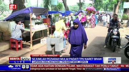 TPU Karet Bivak Ramai Peziarah, Lalu Lintas Macet
