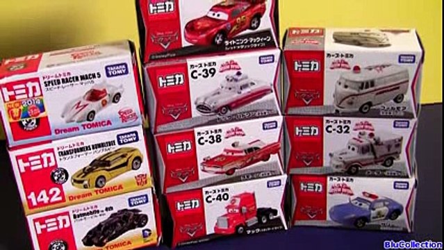 11 New Diecasts Tomica Cars Ambulance Ramone Doc Hudson Rescue-Go-Go Tractor Tipping Disney Pixar