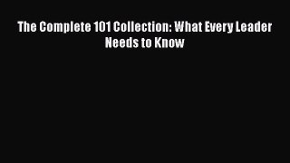 EBOOKONLINEThe Complete 101 Collection: What Every Leader Needs to KnowBOOKONLINE