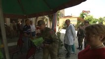 İzmir Tatbikat İçin Kurulan Sahra Hastanesi'nde Yöre Halkına da Hizmet Verdi