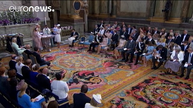 Prens Oscar Carl Olof vaftiz edildi