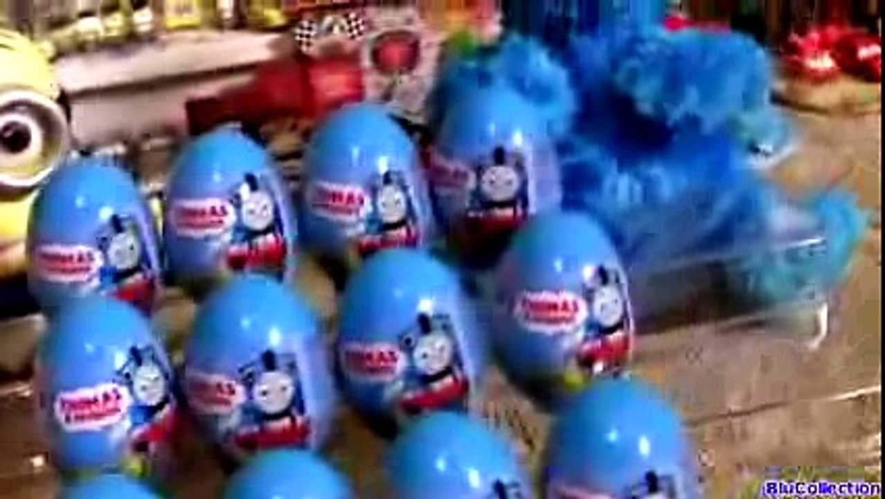 12 Thomas Surprise Easter Eggs Playdoh Surprise Kinder Egg Cookie Monster Disney Pixar Cars