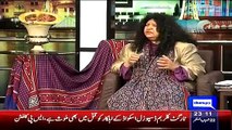 Abida Parveen Singer in Mazaq raat with Nauman Ejaz on Dunya News 9th June 2015 Part 1