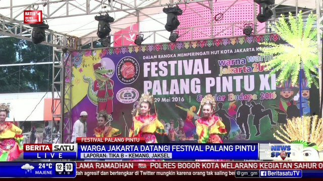 Festival Palang Pintu ke-11, Arus Lalu Lintas Kemang Dialihkan