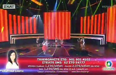 Χ FACTOR GREECE 2016 - LIVE SHOW TWO - ΧΡΙΣΤΙΝΑ ΖΑΝΤΗ