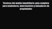 Read Técnicas del avalúo inmobiliario: guía completa para vendedores inversionistas y valuadores
