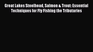Read Great Lakes Steelhead Salmon & Trout: Essential Techniques for Fly Fishing the Tributaries