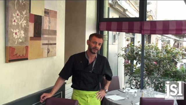 La recette du velouté d'asperges par Olivier Coulon du restaurant La Réale à Chalon 71