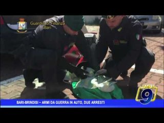 Bari- Brindisi | Armi da guerra in auto, due arresti