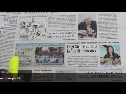 Rassegna Stampa 28 maggio 2016