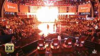 Watch Christina Aguilera Rub 'The Voice' Win in Adam Levine and Blake Shelton's Faces