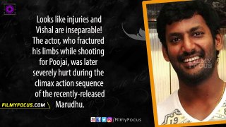 Vishal Says Injuries While Shooting Work In My Favour || Vishal injured - Filmyfocus.com