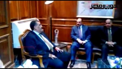 محافظ القليوبية يستقبل وزير قطاع الاعمال