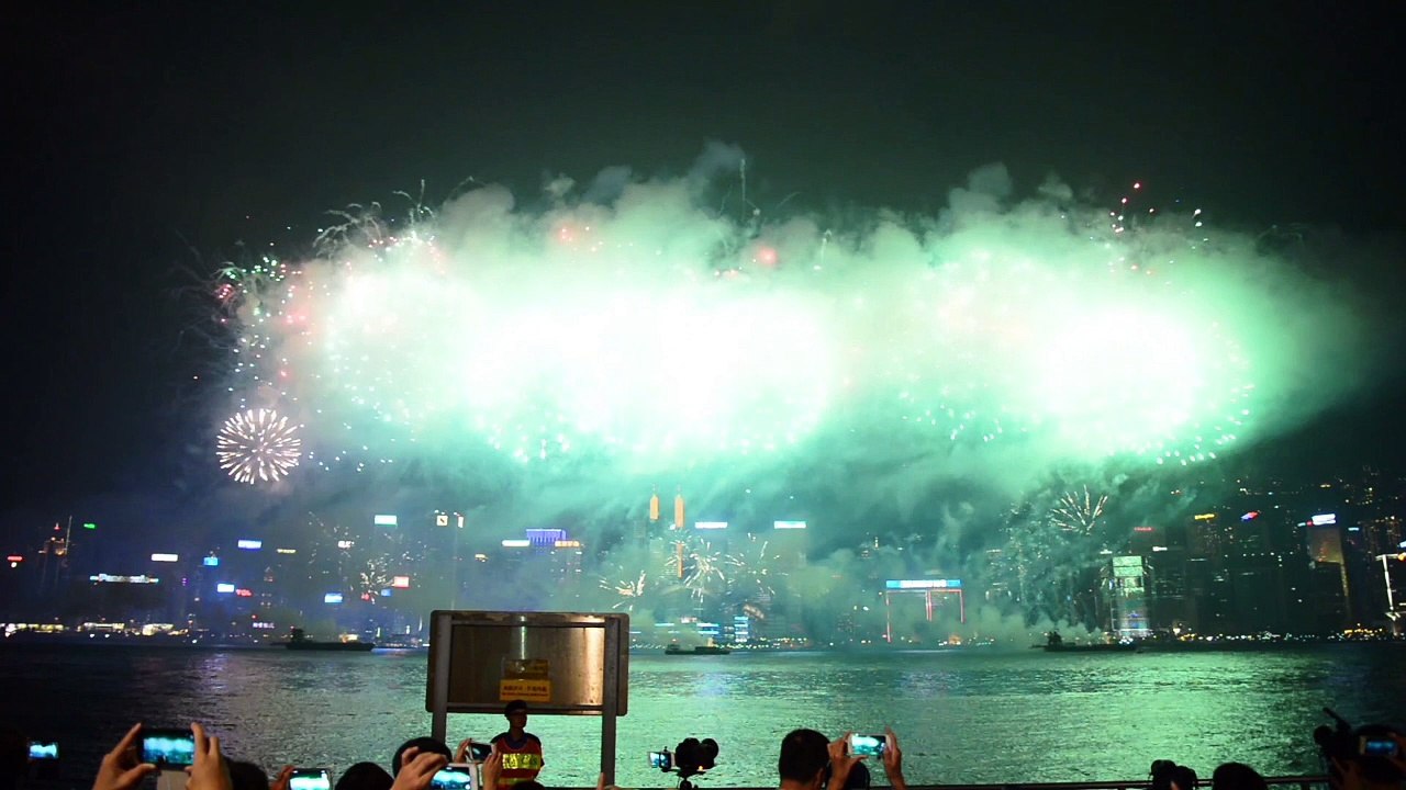 Feu d'artifice - Hong-kong