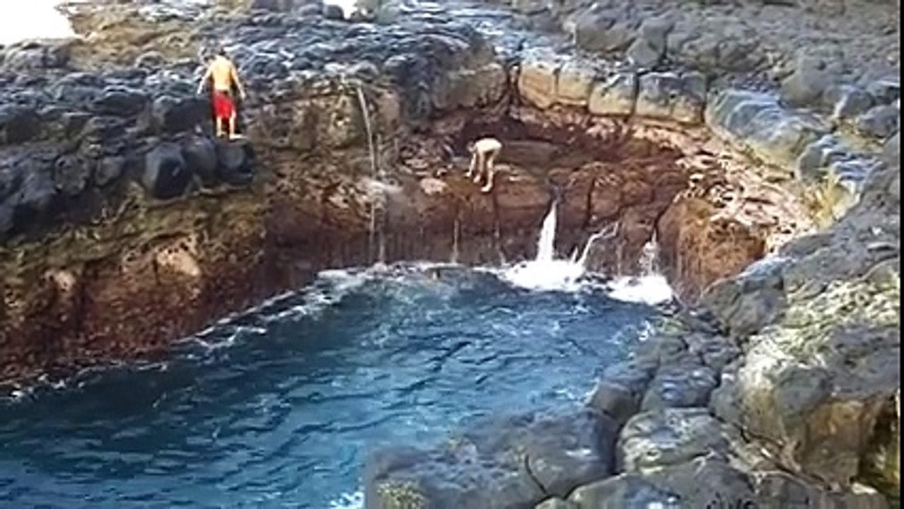 Watch what happens with these swimmers