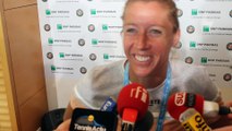 Roland-Garros 2016 - Pauline Parmentier et le Central : 