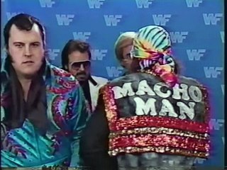 Macho Man and Honky Tonk Man Promo on Hogan/Steamboat (12-27-1986)
