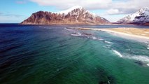 Surfing the Arctic Ocean - Gore-Tex Experience Tour 2016 Lofoten Islands, Norway - DJI Phantom 4