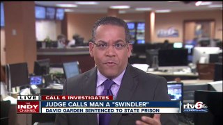 Judge calls man a 'swindler'