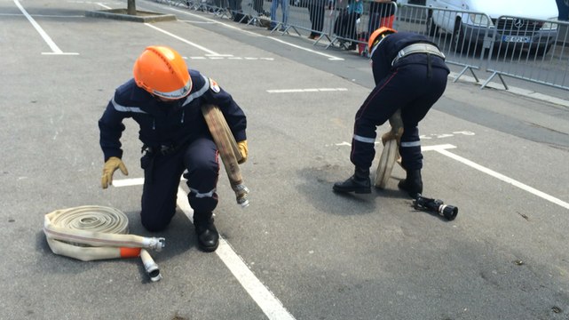 Les jeunes sapeurs-pompiers passent leurs examens