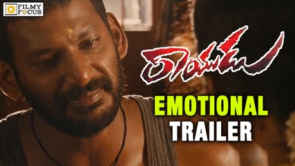 Rayudu Emotional Trailer || Vishal, Sri Divya - Filmyfocus.com