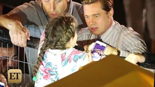 Brad Pitt Saves Young Fan From Being Crushed by a Crowd See the Pics!