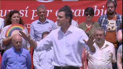 Sánchez: "quien vota a Iglesias está votando contra el PSOE"