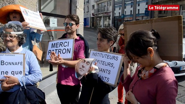 Vannes. De faux banquiers en colère se font entendre
