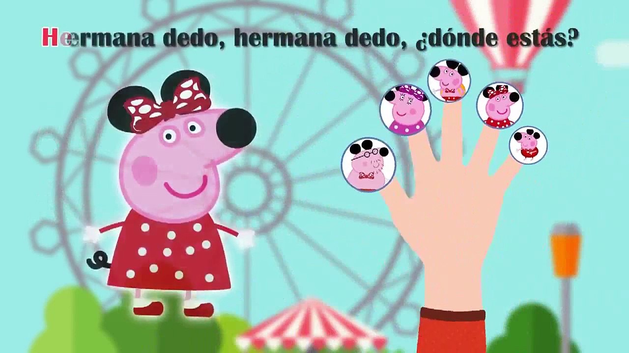 Peppa Pig Se disfraza de Mickey Mouse Familia Dedo Finger Family Canciones infantiles video snippet
