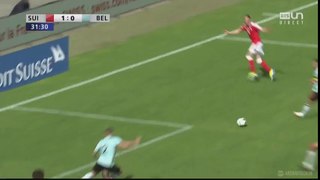 Dzemaili Goal - Switzerland vs Belgium - 1-0 - 28/05/2016