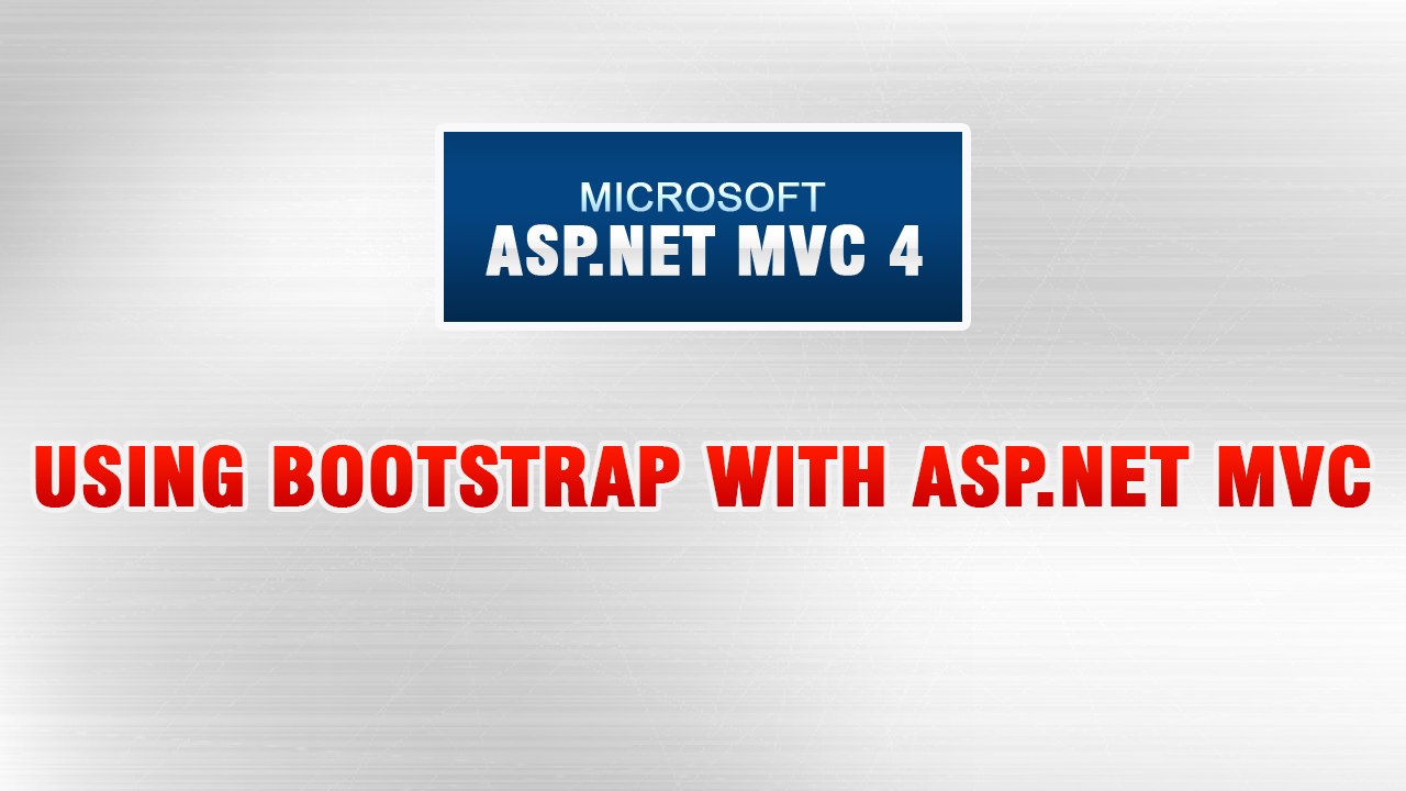 ASP.NET MVC 4 Tutorial In Urdu - Using BootStrap with ASP.NET MVC