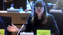 Una catalana rompe el silencio en el Parlamento Europeo sobre el catalán