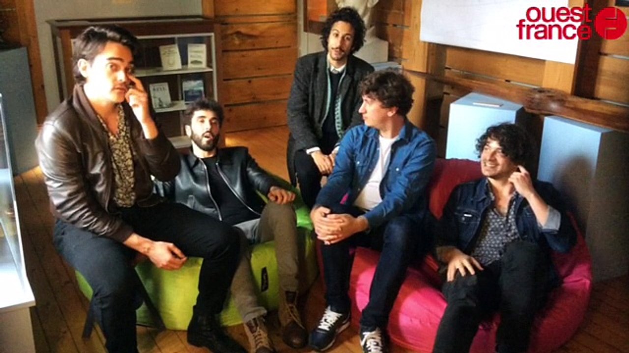 Interview d'avant concert de Feu  ! Chatterton au festival des 3 éléphants