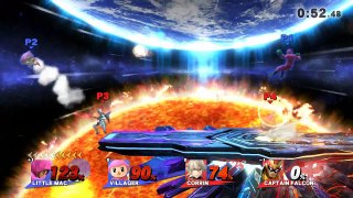 SSB4 (For Glory) Little Mac and Villager vs Corrin and Captain Falcon