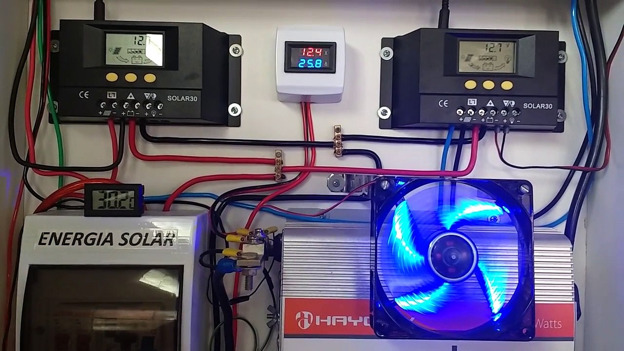 Energia Solar off grid Luciano Couto, máquina d...