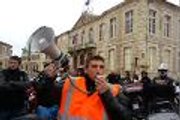 Manifestation des motards en colère à Auch