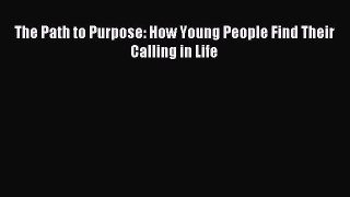 Read The Path to Purpose: How Young People Find Their Calling in Life Ebook Free