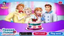 Frozen Family cooking Wedding Cake - Frozen Princess Games For Kids