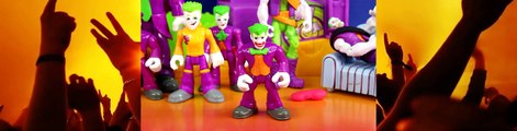 Imaginext Joker Dreams Of Replicating himself & Shrinking Batman Thor Captain America In Epic Battle