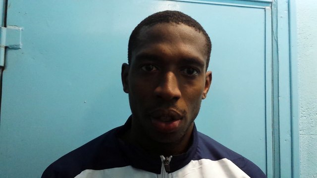 Kévin Berdier après la victoire de l'ACFC contre Paulhan-Pézenas (images Dorian Bercheny)