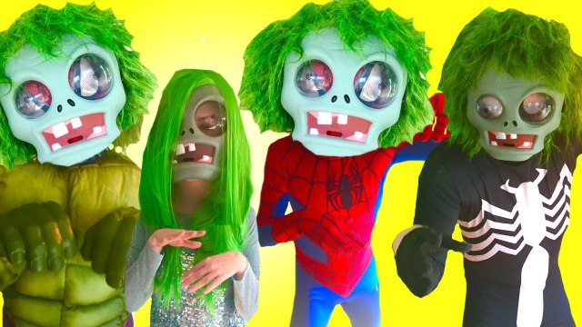Spiderman Zombie Vs Joker Vs Hulk Vs Frozen Elsa - Funny Superhero Movie in Real Life (720p)