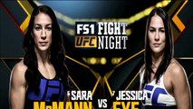 Fight Night Las Vegas Official Weigh-in - SARA McMANN vs JESSICA EYE