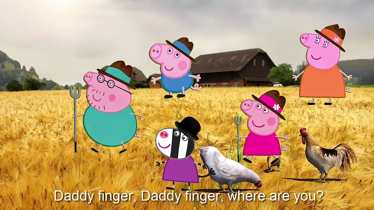 Peppa Pig Farmer Finger Family Nursery Rhymes