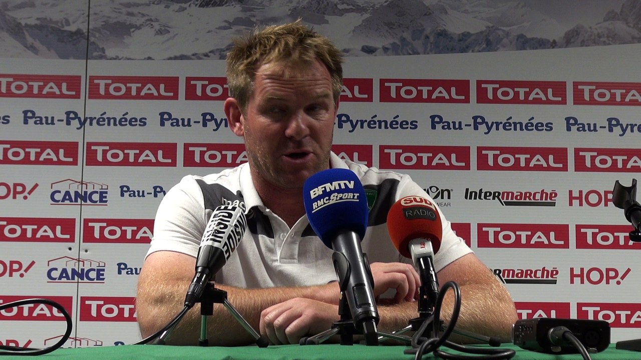 Simon Mannix après Section Paloise - Grenoble  : "Le mot d'ordre a été le respect"