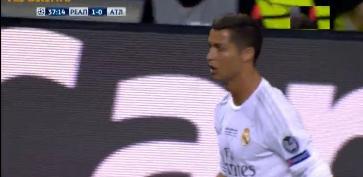 Cristiano Ronaldo Super SKills -Real Madrid 1-0 Atletico Madrid - 28-05-2016 UEFA Champions League Final